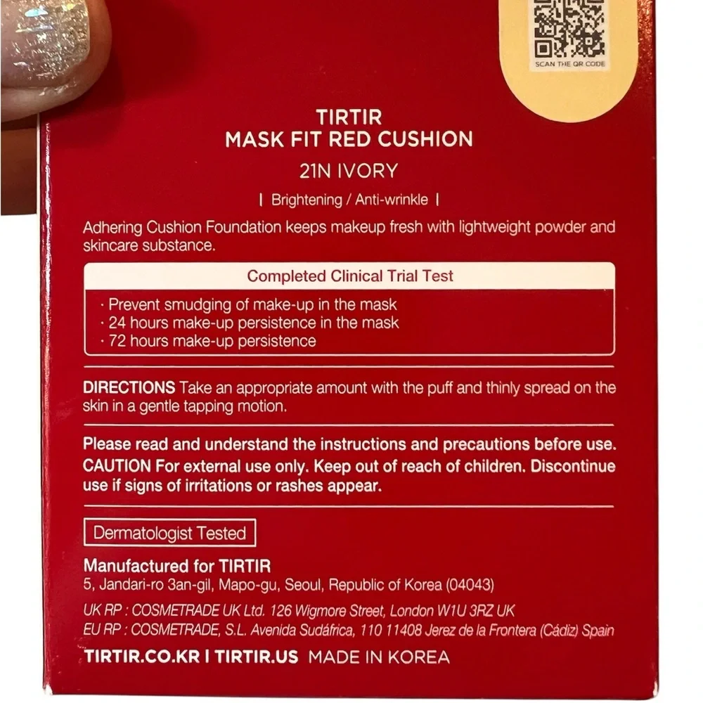 NEW - TIRTIR Mask Fit Red Cushion - 21N